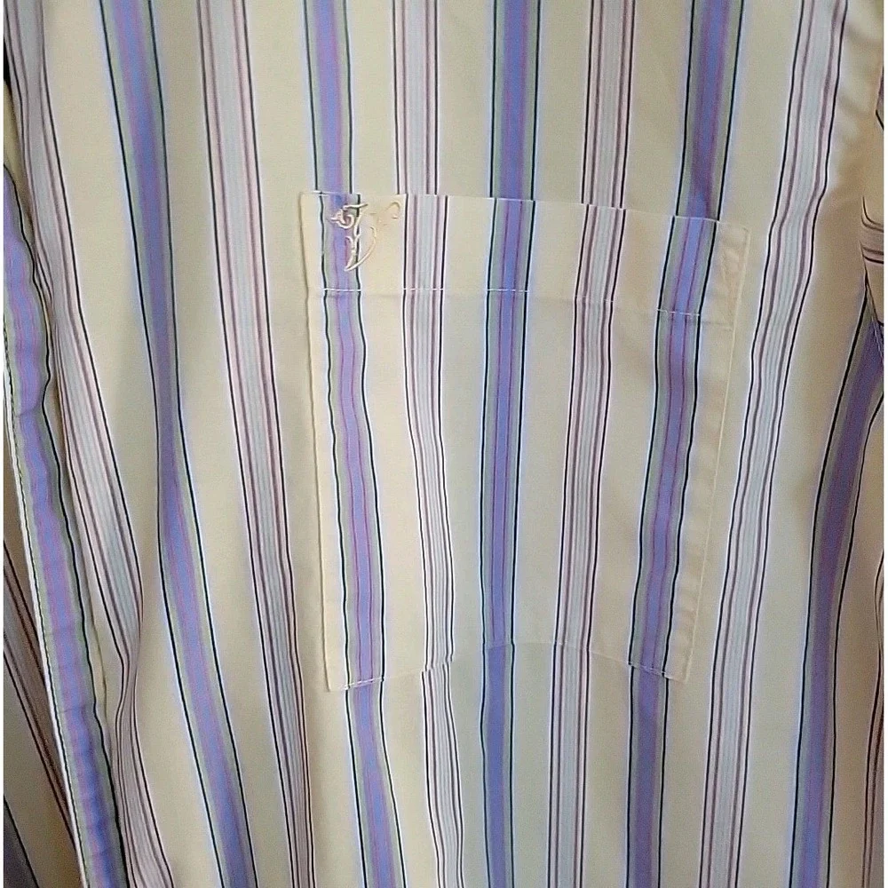Victoria‎ Secret Pajama Sleep Shirt Large Cotton Striped Casual Lounge Preppy